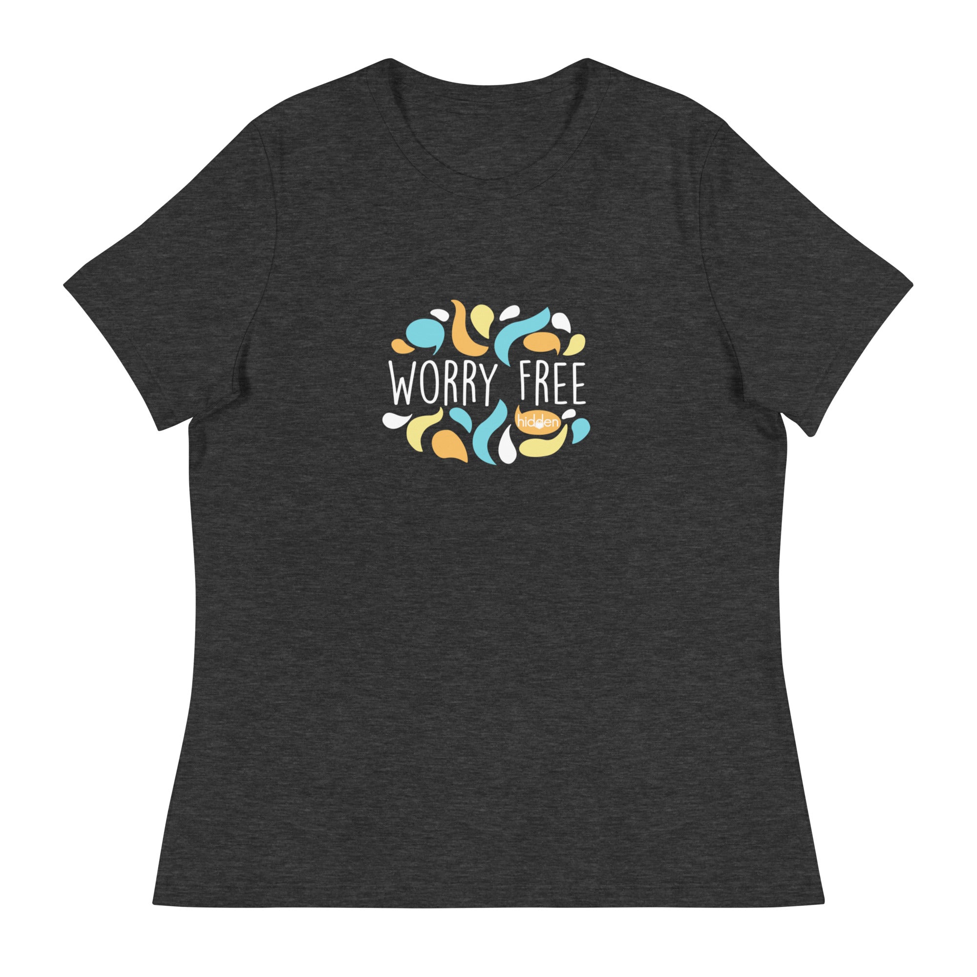 Women's relaxed t-shirt "Worry Free"